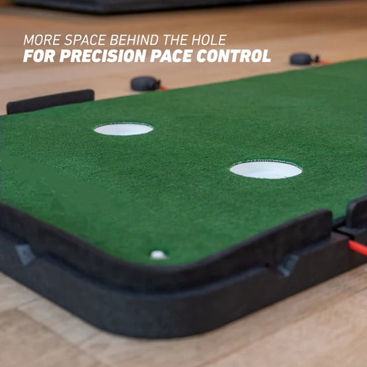 Adjustable Golf Putting Mat – Realistic Breaks Up to 10ft with Ball Return