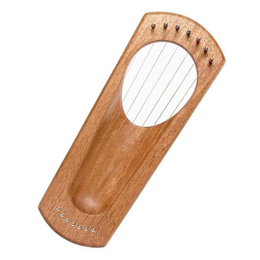 7-String Finger-Plucked Harp — Crafted from Cherry Wood and Beech Wood