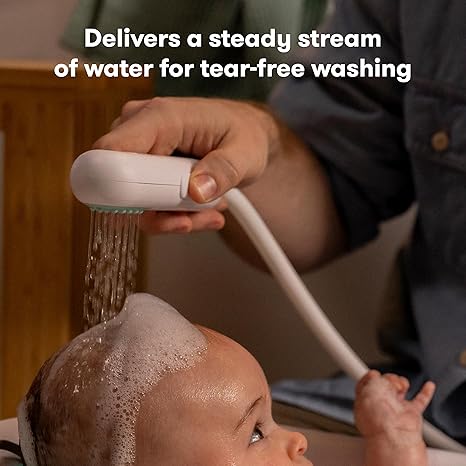 Bath Sprayer Attachment for Baby Tub – Rinse Control with Scalp Massager