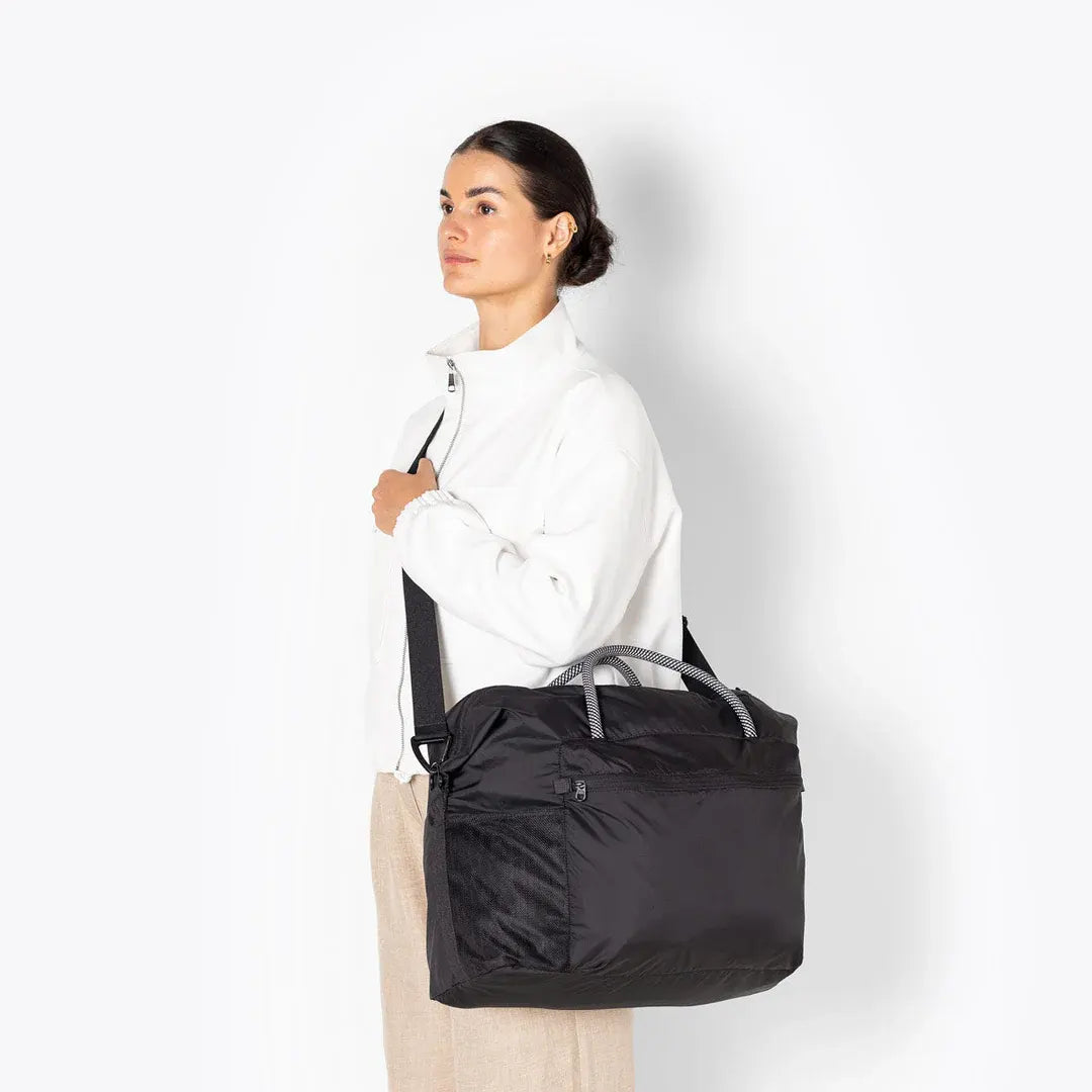 Packable Travel Bag – 30L Lightweight Duffel | Rip-Stop Recycled Fabric