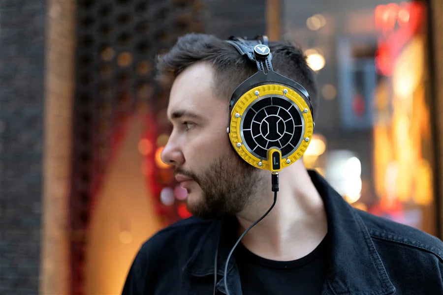 Planar Magnetic Headphones – 105mm Driver, Faux Sheepskin Earcups, Hi-Fi Sound