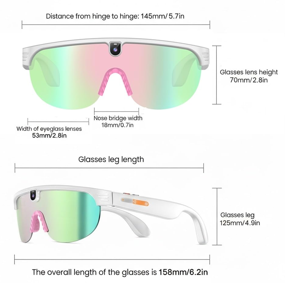 Fashionable Music Vision Glasses