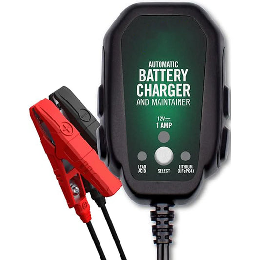 12V Selectable Battery Charger & Maintainer – Lead‑Acid & Lithium