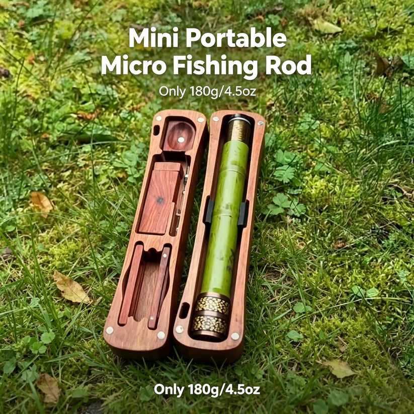 Mini Portable Micro Fishing Rod