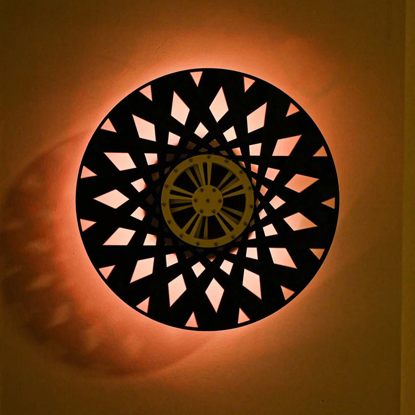 Dynamic Optical Illusion Art Lamp