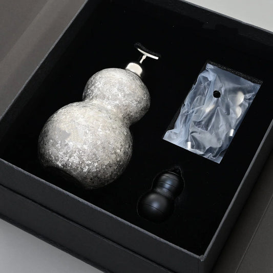 Titanium Gourd Thermos Bottle & EDC Gift Box – 99.9% Pure Titanium