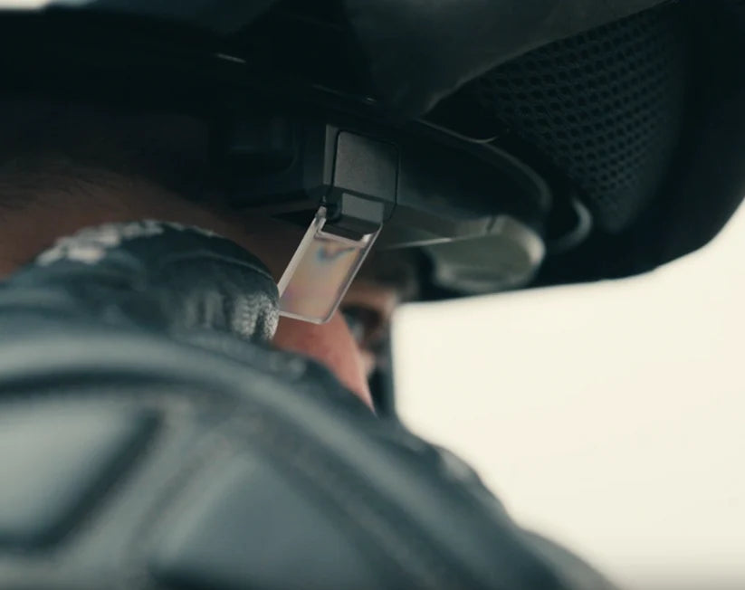 Motorcycle Helmet Head-Up Display – Customizable Real-Time Info