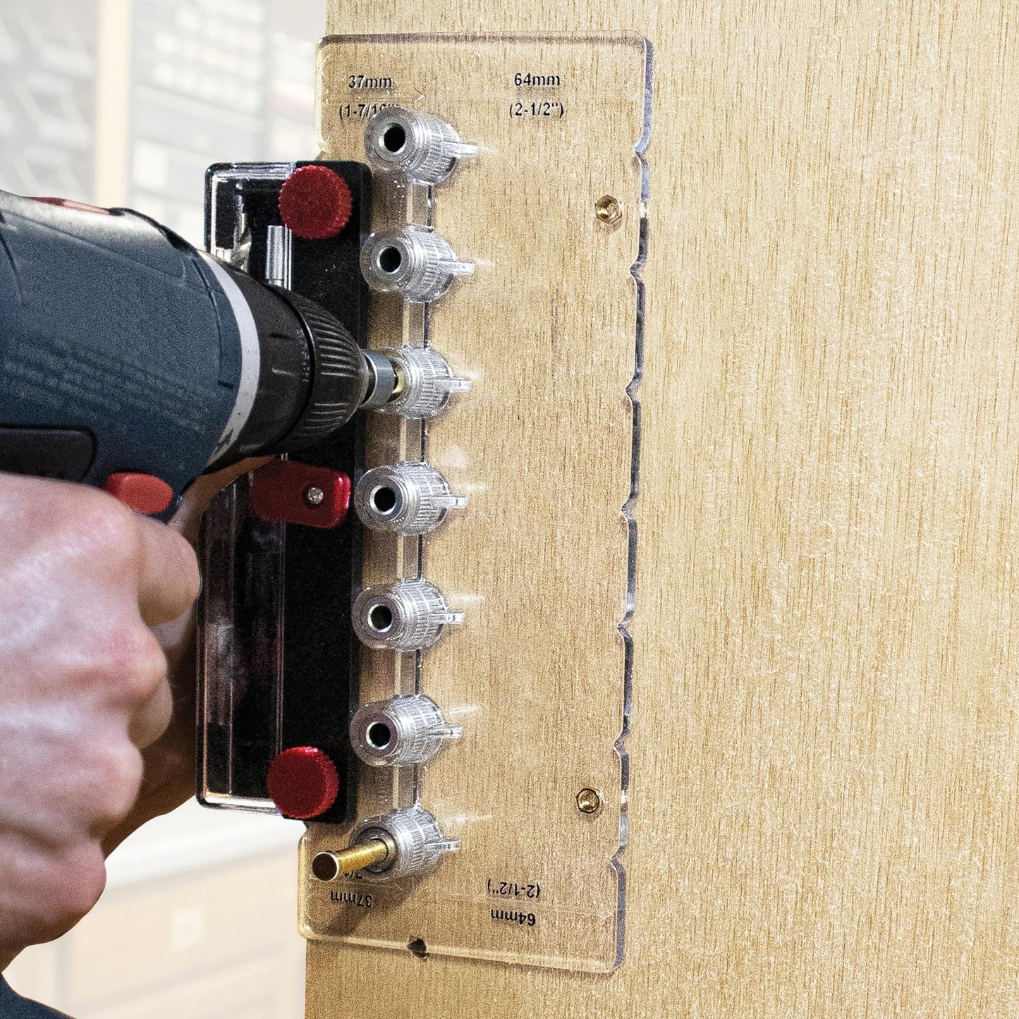 Shelf Pin Drilling Jig – Drill 7 Perfect Holes at Once