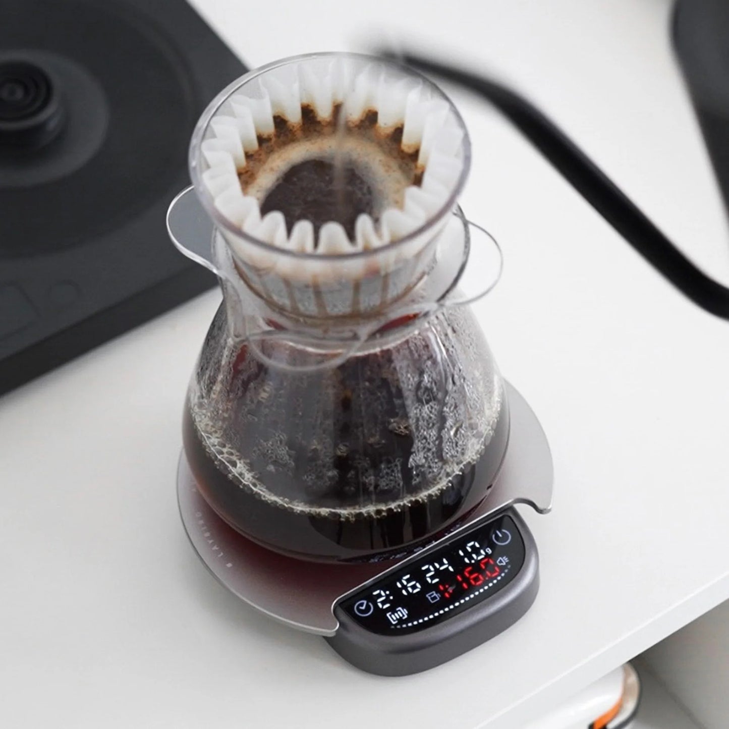 Compact Coffee Scale – Magnetic Modular Design for Espresso & Pour Over