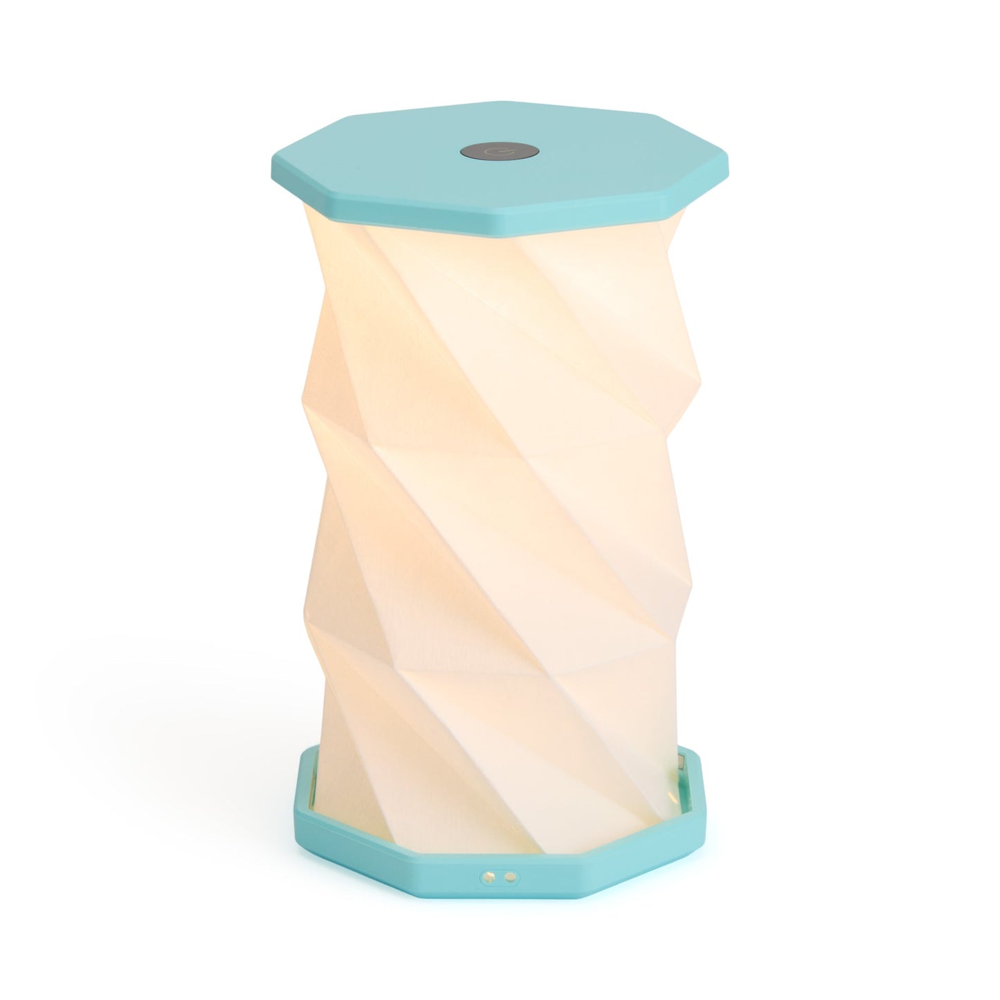 Twist Hexagon Portable Table Lamp – Foldable, USB-C Rechargeable, Adjustable Height