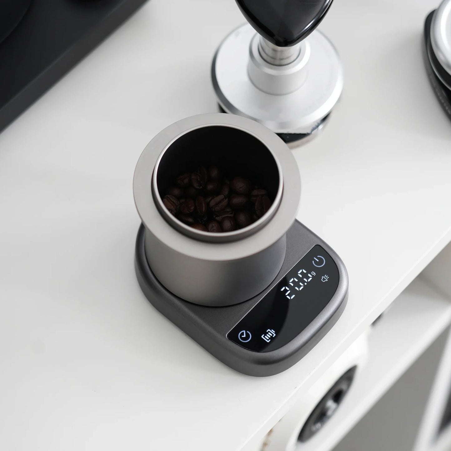 Compact Coffee Scale – Magnetic Modular Design for Espresso & Pour Over