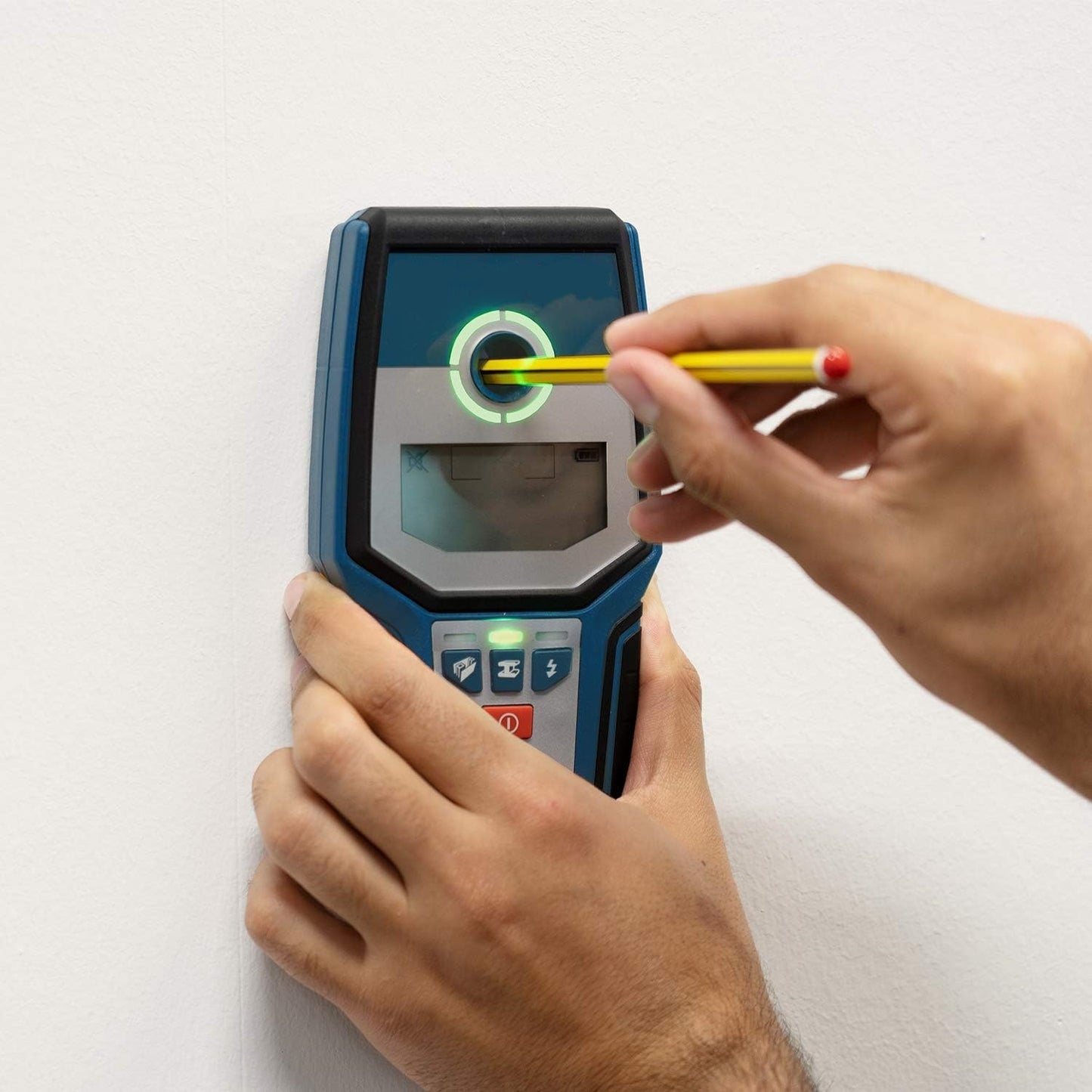 Professional Wall Scanner & Metal Detector – 100mm Depth, Live Cable Detection