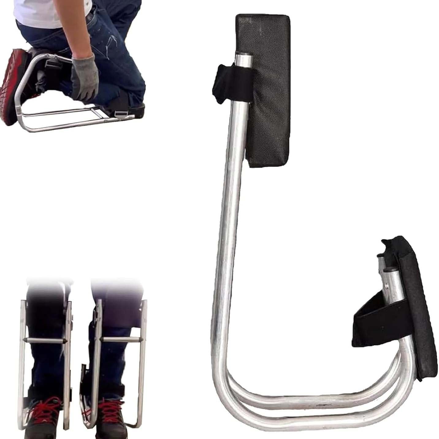 Wearable Gardening Kneeler – Foldable, 330lb Capacity, with Tool Pouch