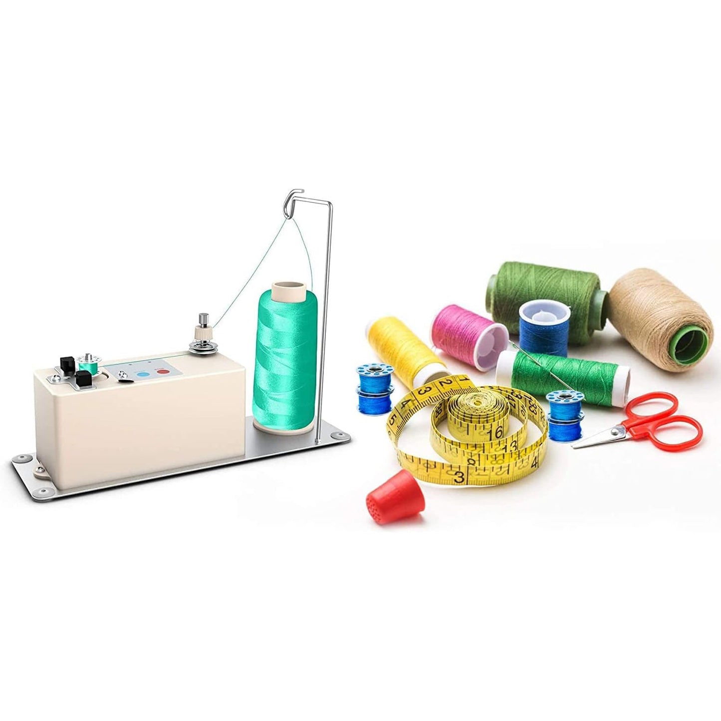 Portable Automatic Bobbin Winder – High-Speed Electric with Auto-Stop for Sewing Machines