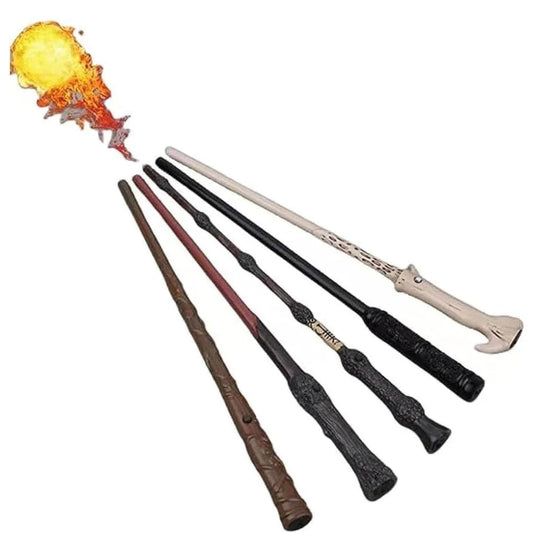 Spell-Casting Magic Wand with Real Flame Effect