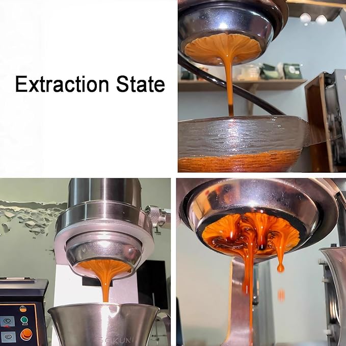 Pneumatic Espresso Machine – 9 Bar Extraction, Pressure Gauge, Stainless Steel, for Camping & Travel
