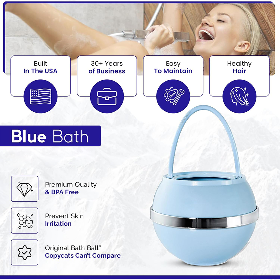 Premium Bath Ball Water Purifier - Three-Stage Filtration