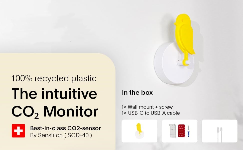 Bird Design Indoor CO2 Monitor