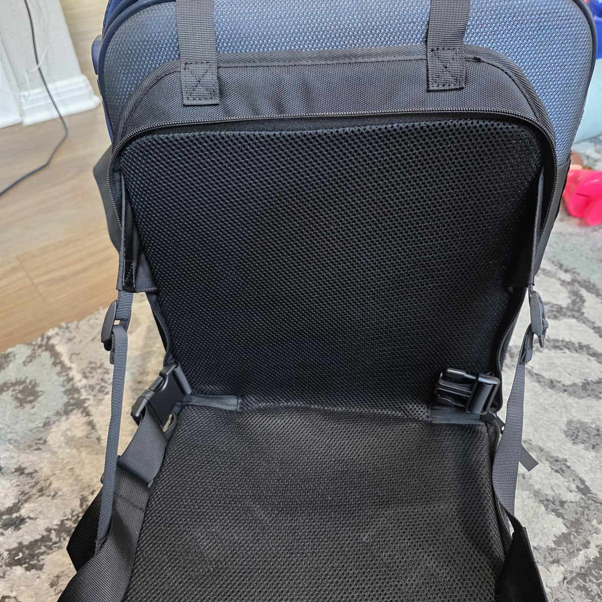 Ride-On Suitcase Seat – Portable Child Travel Seat for Airport Trips