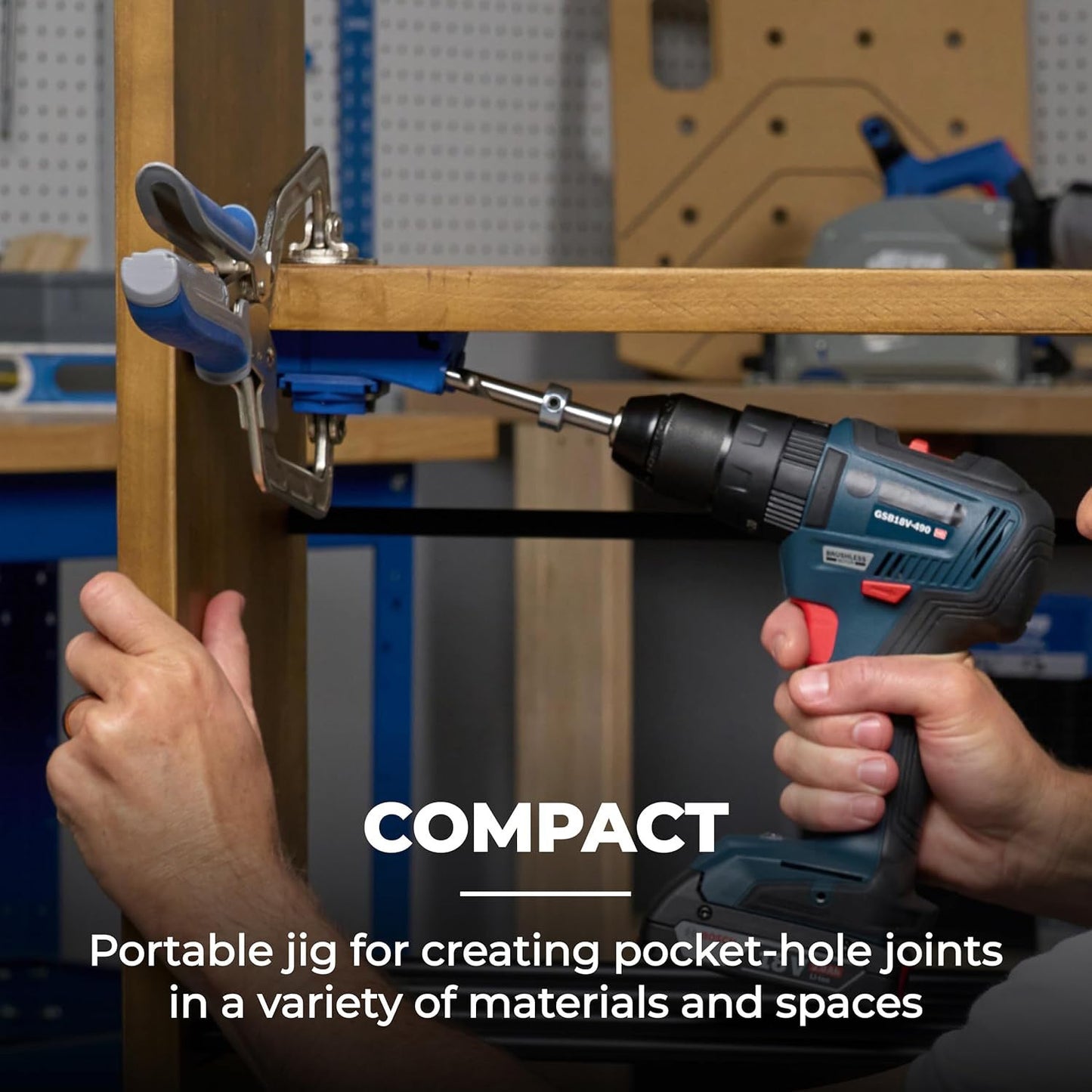 Pocket-Hole Jig 320 – Compact & Durable | For Tight Spaces