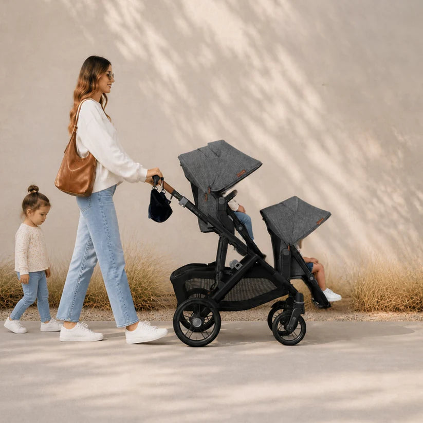 Stroller Extra Seat – Clip-On Second Seat for Toddlers, Unrolls in Seconds