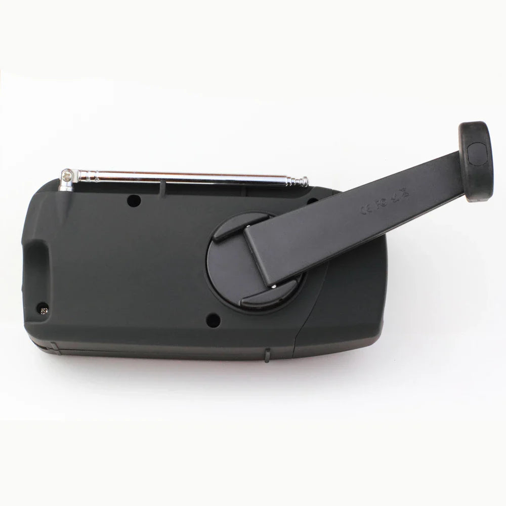 Rechargeable Emergency Radio – Solar, Hand Crank & USB Charging