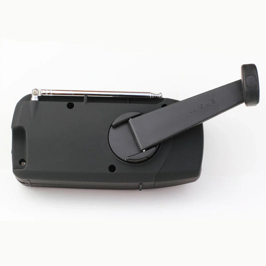 Rechargeable Emergency Radio – Solar, Hand Crank & USB Charging