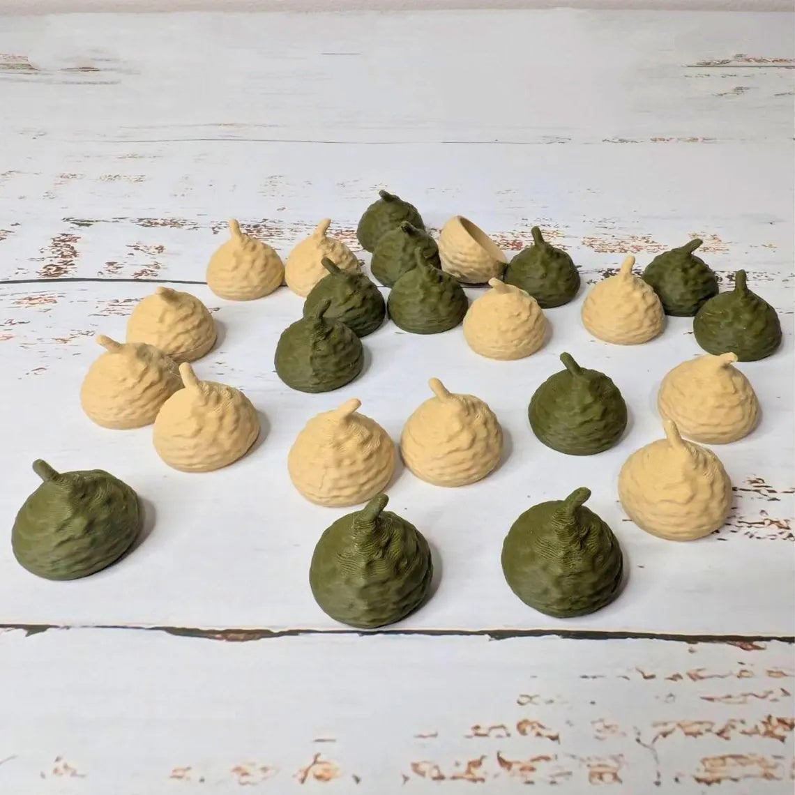 A CHESS SET GROWN FROM THE FOREST FLOOR – NOT A FACTORY.