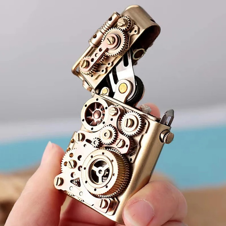 Steampunk Gear Clockwork Mechanical Lighter