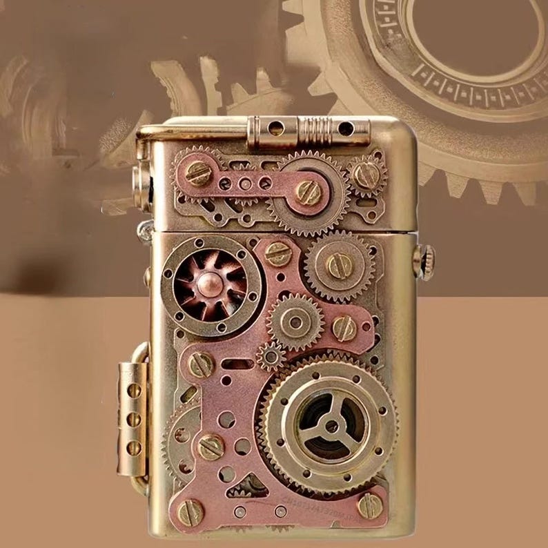 Steampunk Gear Clockwork Mechanical Lighter