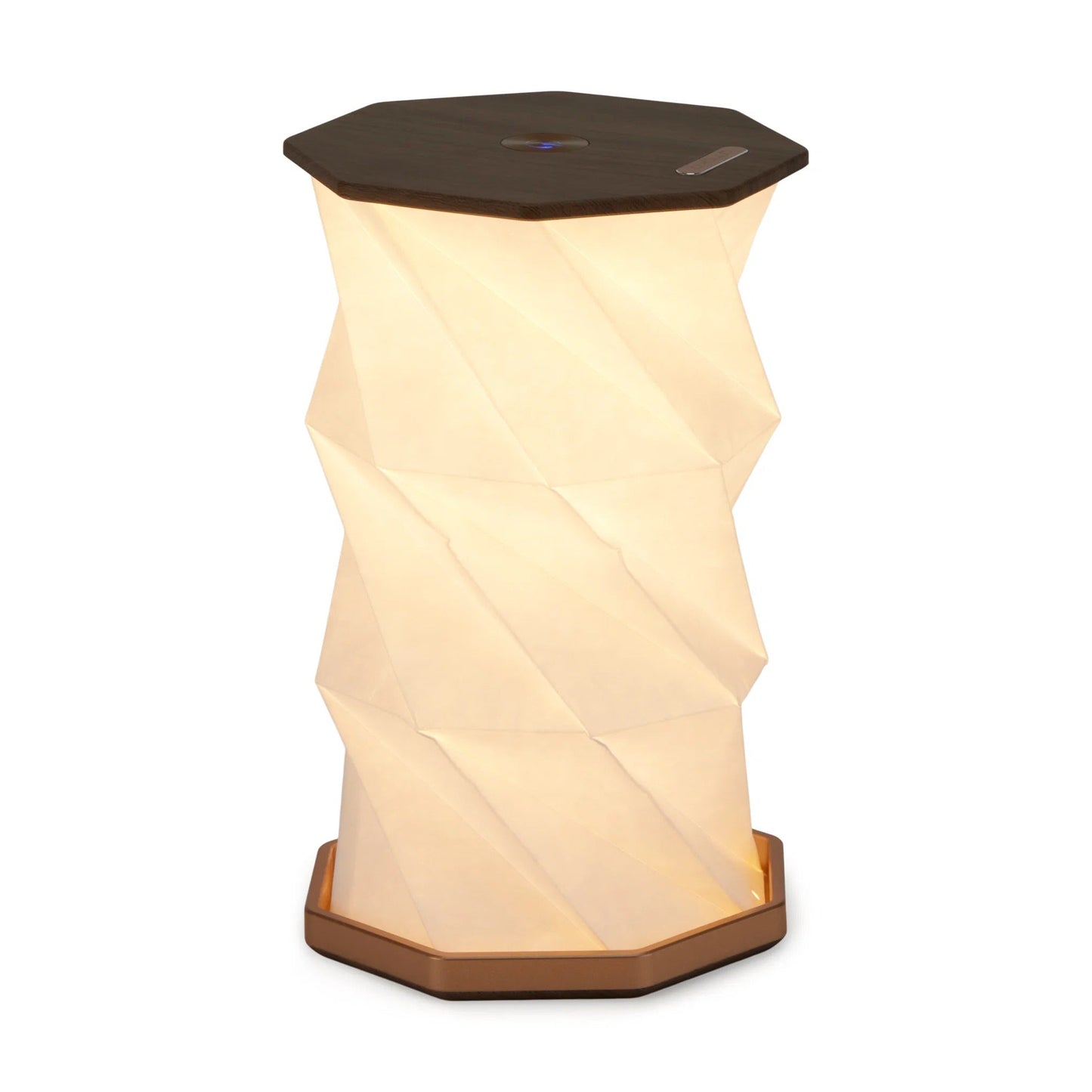 Twist Hexagon Portable Table Lamp – Foldable, USB-C Rechargeable, Adjustable Height