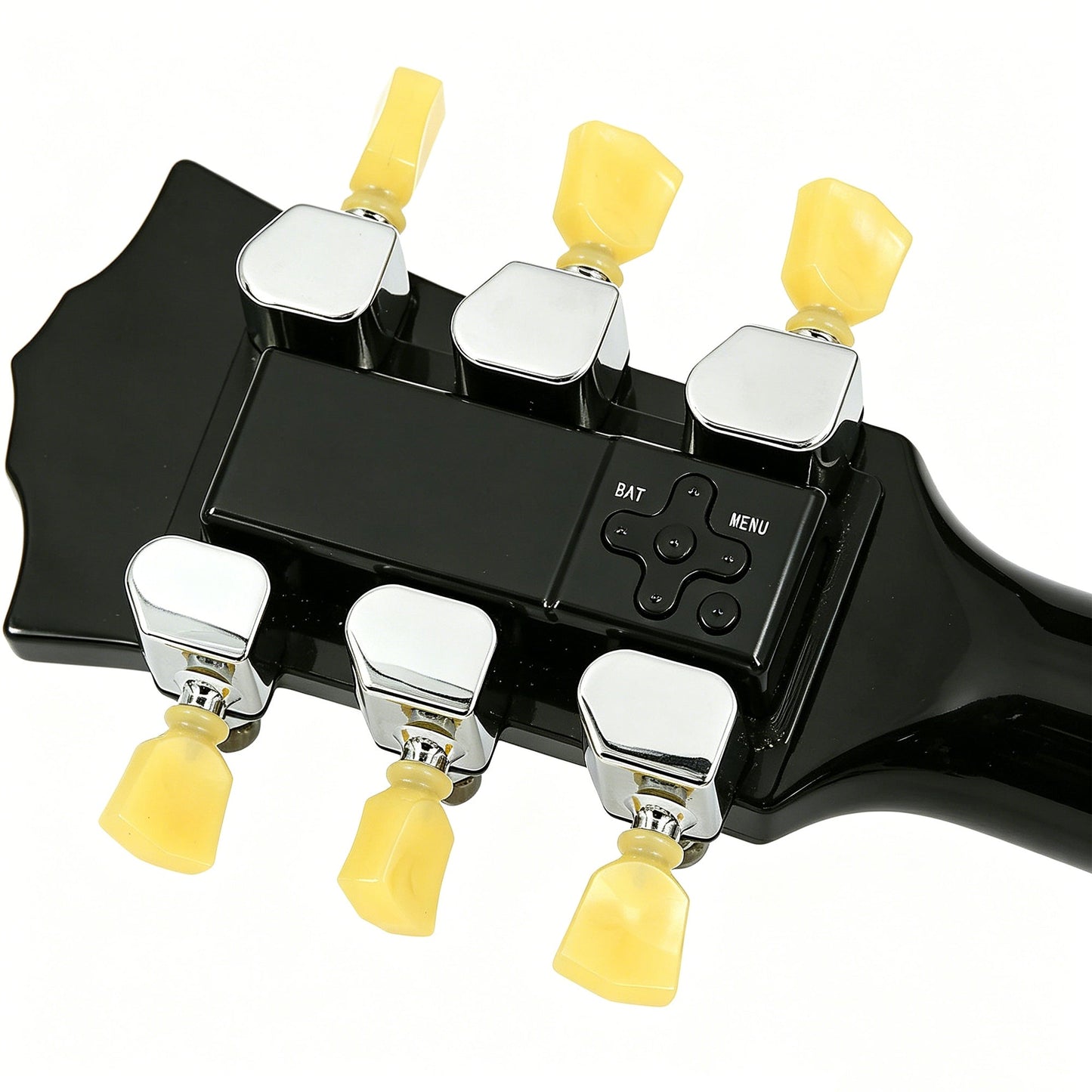 Retro Automatic Guitar Tuner – One-Button Fast Tuning, Beginner-Friendly, Supports Custom Pitches